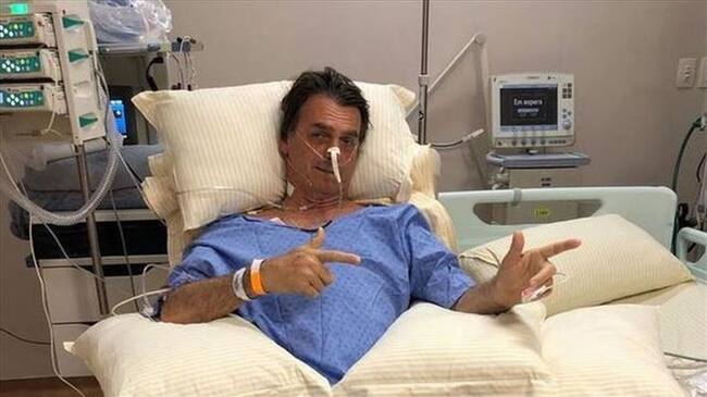 Bolsonaro se recupera de cuarta crujía . Foto: Agencia Anadolu