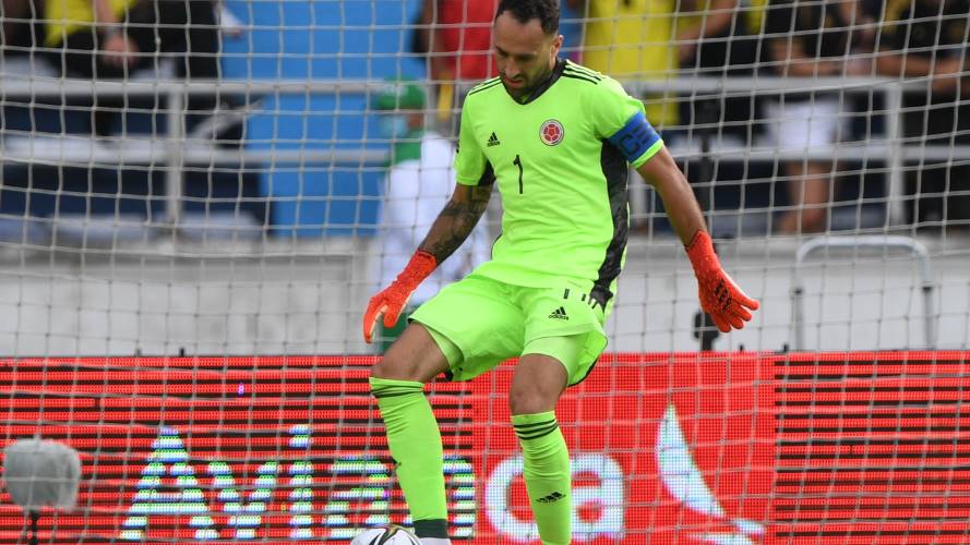 David Ospina - Eliminatorias Qatar 2022 Selección Colombia vs Brasil. Créditos: AFP/ JUAN BARRETO