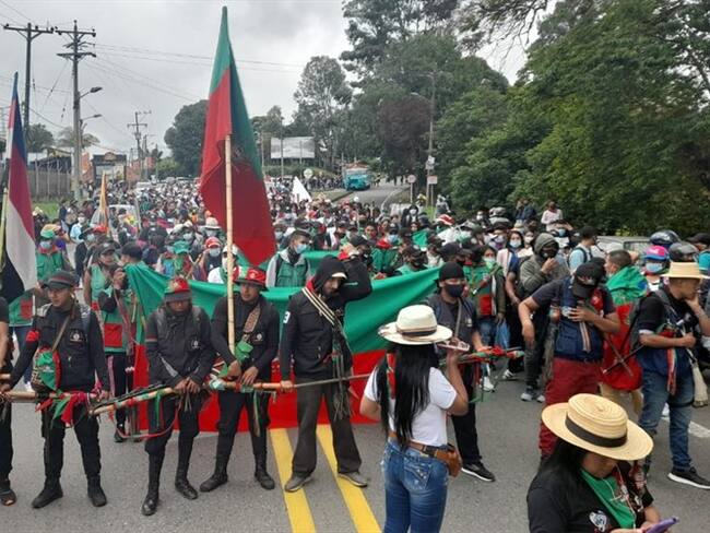 Las comunidades indígenas están concentradas en ciudades como Cali, Bogotá y Popayán . Foto: Cric