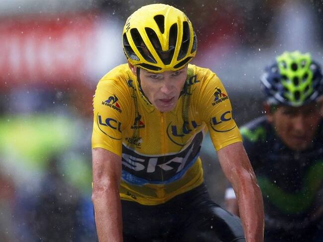 Nairo Quintana y Chris Froome. Foto: Agencia EFE