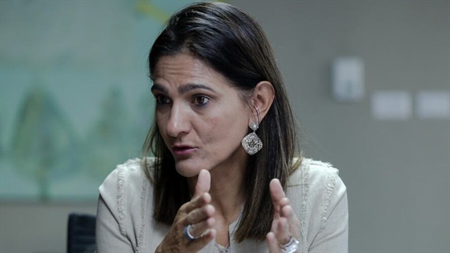 Ministra de Transporte, Ángela María Orozco. Foto: Colprensa