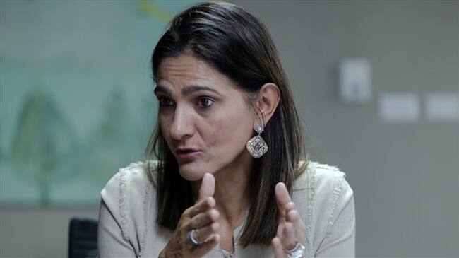 Ministra de Transporte, Ángela María Orozco. Foto: Colprensa