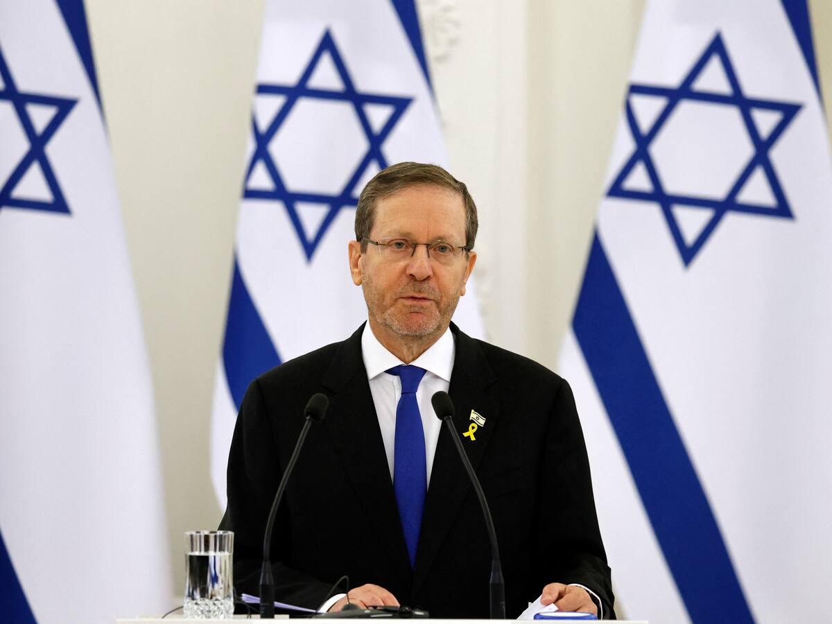 Isaac Herzog pidió a la Cruz Roja asistencia inmediata para los rehenes israelíes en Gaza
