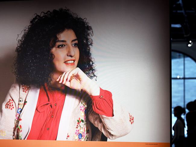 Narges Mohammadi. Foto: Sergei Gapon/Anadolu via Getty Images