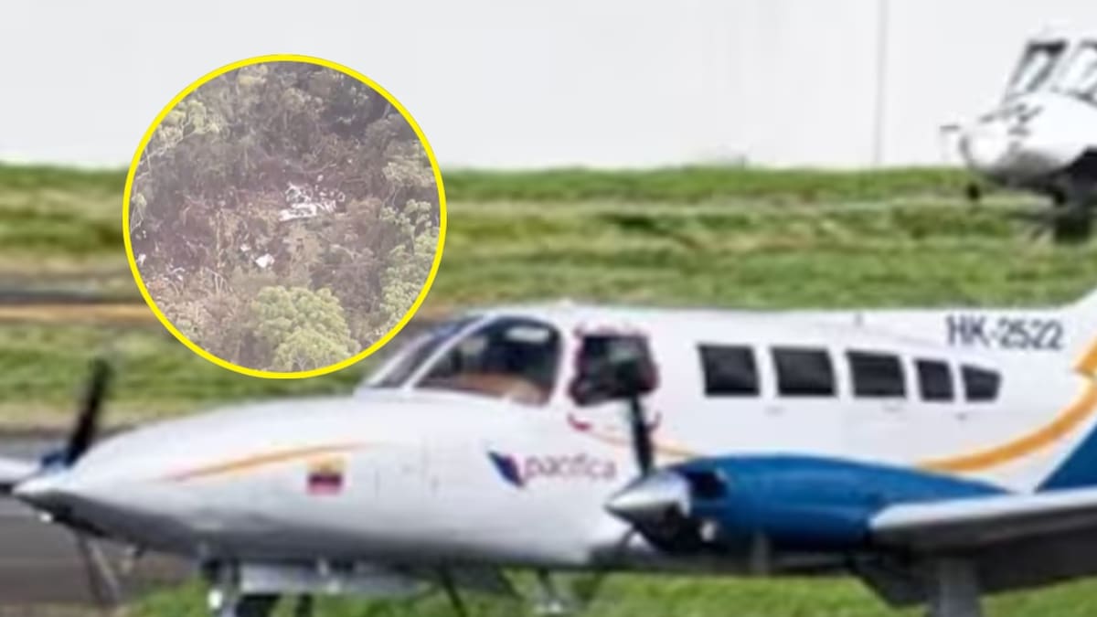 Accidente de avioneta en Urrao: reanudarán búsqueda para recuperar un cuerpo faltante