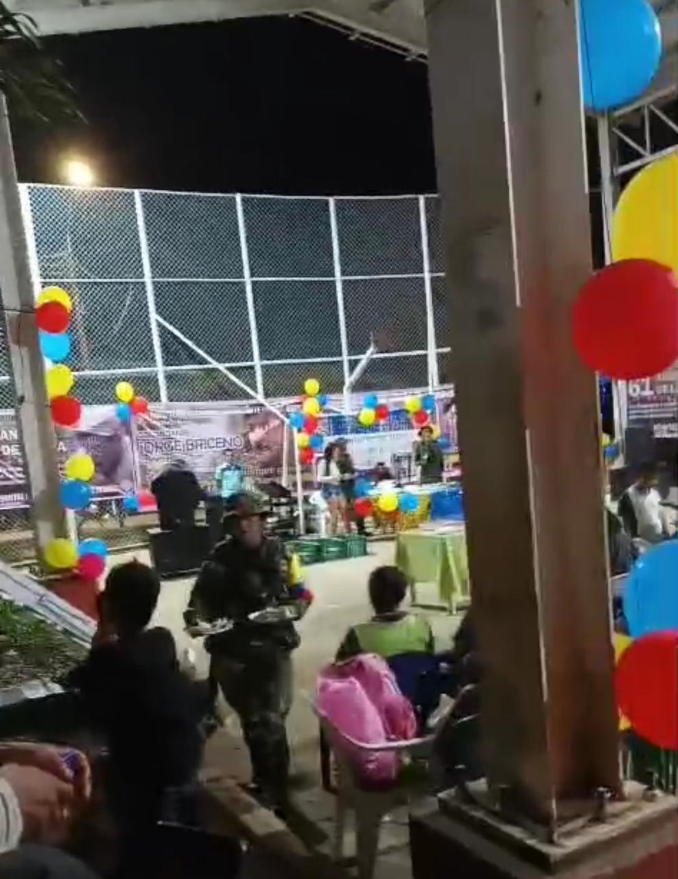 La fiesta se habría llevado a cabo en un polideportivo del corregimiento de Villa Colombia, zona rural de Jamundí.
