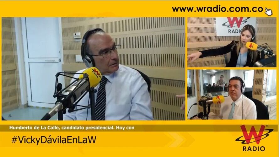 Humberto De la Calle. Foto: W Radio