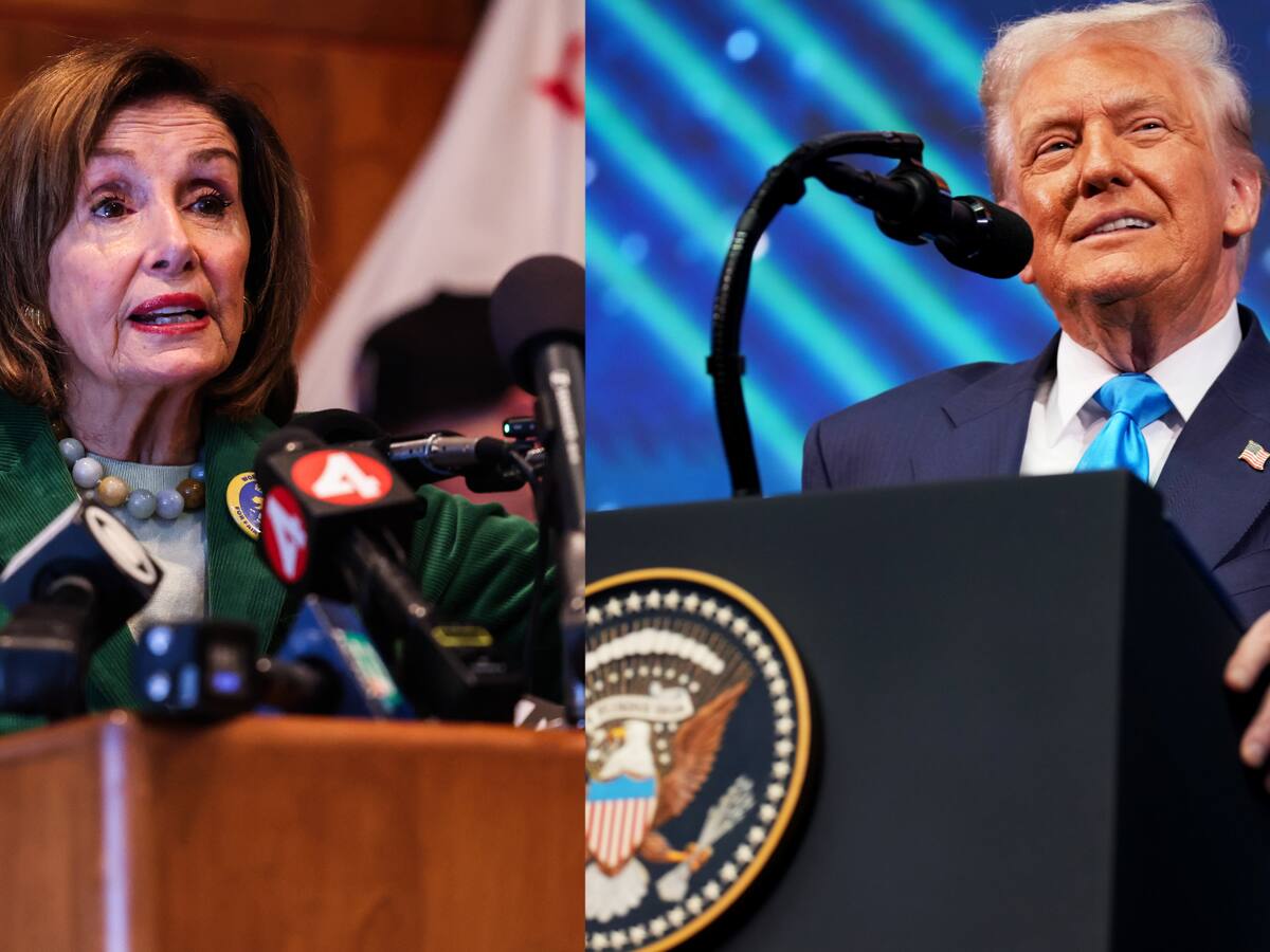 Donald Trump afirmó que Nancy Pelosi “hace un gran servicio al país” con su retirada del Congreso