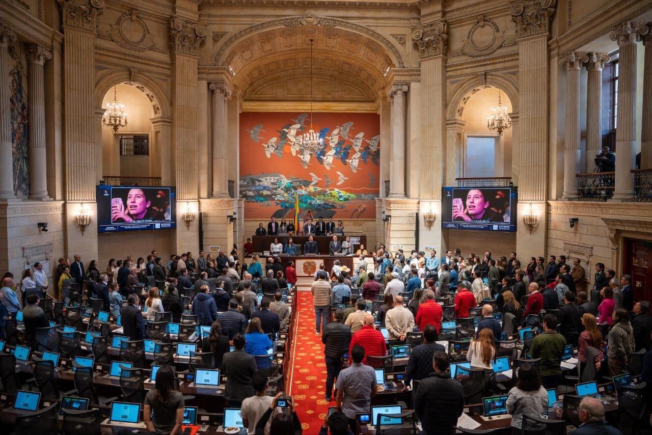 Plenaria del Senado. Foto: Suministrada