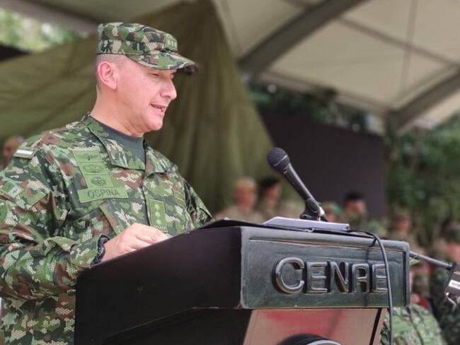 Foto: Mayor general Luis Mauricio Ospina Gutiérrez / Twitter @comandante_EJC