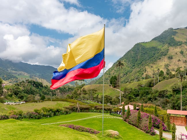 Bandera colombiana. Foto: Getty Images