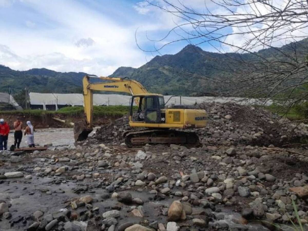 Polémica por proceso de dragado en el río Supía, Caldas