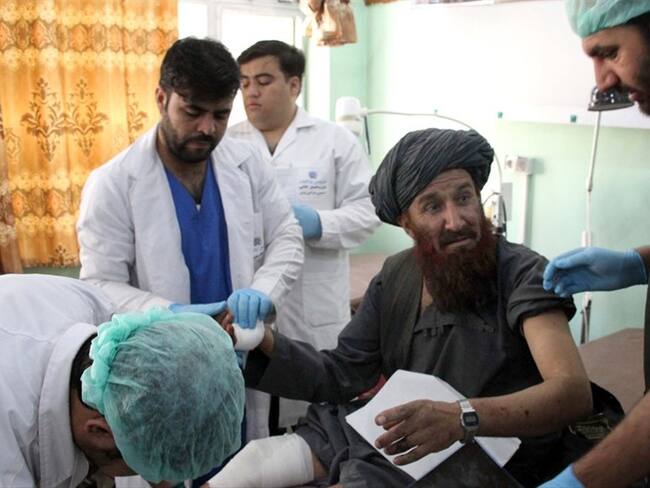 Ataque terrorista en Afganistán. Foto: Agencia EFE