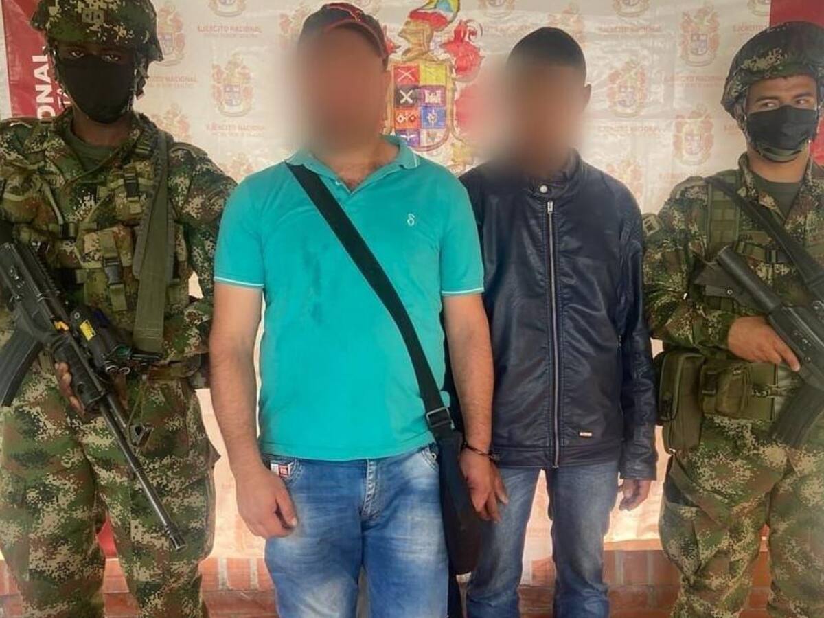 Capturados dos presuntos integrantes del ELN en la vía Panamericana del Cauca
