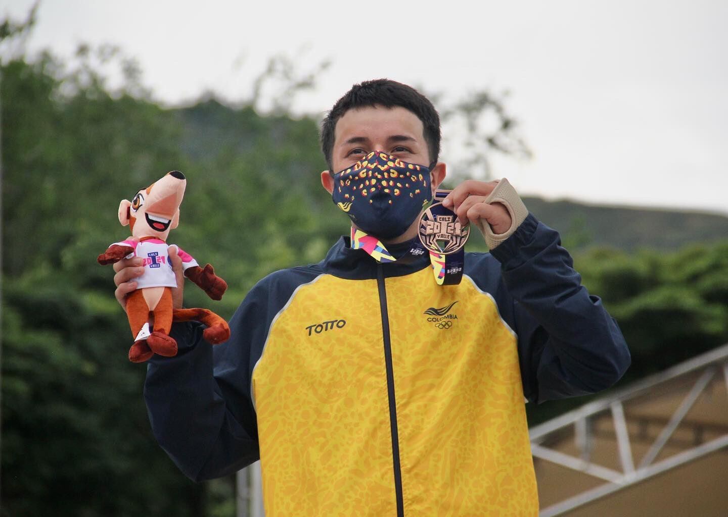 Juan Carlos Polania, Skater colombiano. Foto: @OlimpicoCol