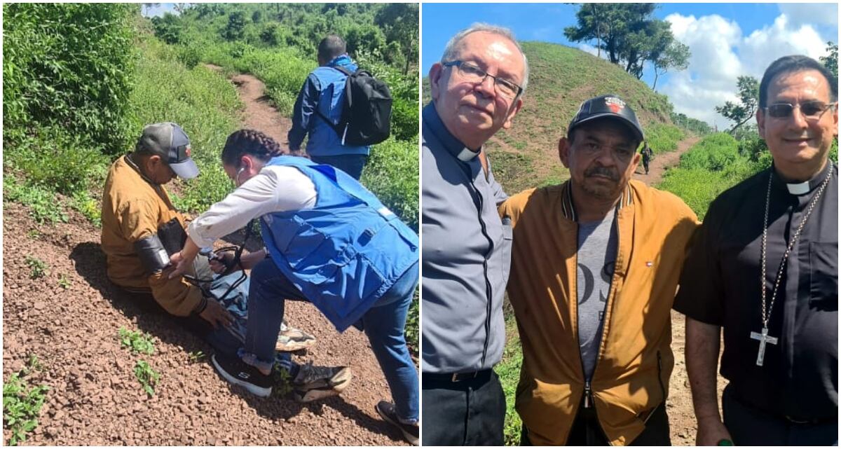 Liberación de Luis Manuel Díaz, padre del futbolista Luis Díaz. Foto: Conferencia Episcopal de Colombia