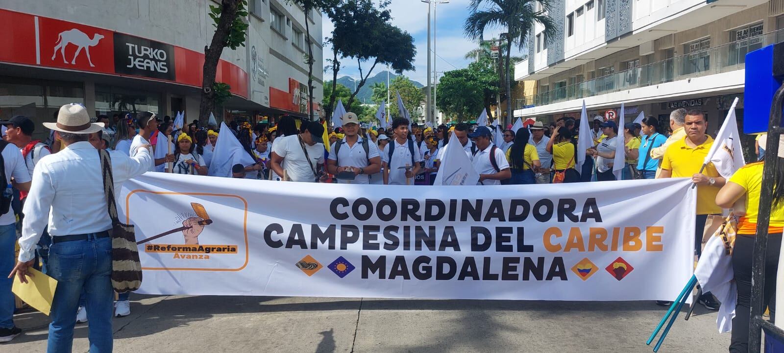 Marcha campesina en el Magdalena/ Gissell Campo