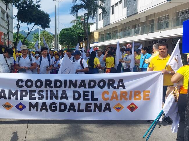 Marcha campesina en el Magdalena/ Gissell Campo
