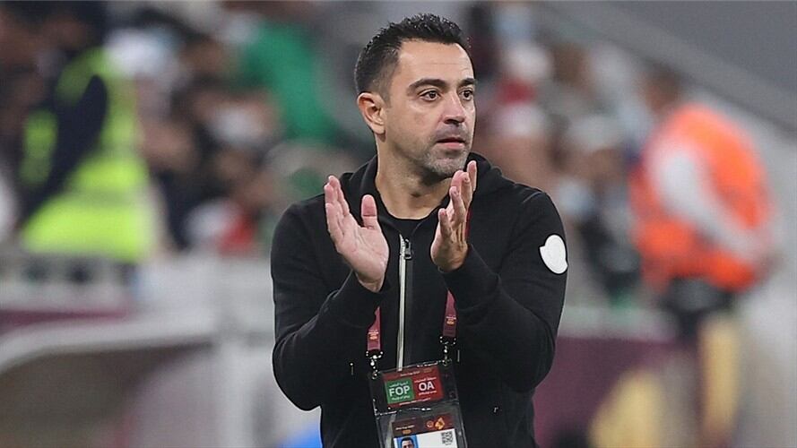 Entrenador del Al Sadd, Xavi Hernández. Foto: KARIM JAAFAR/AFP via Getty Images