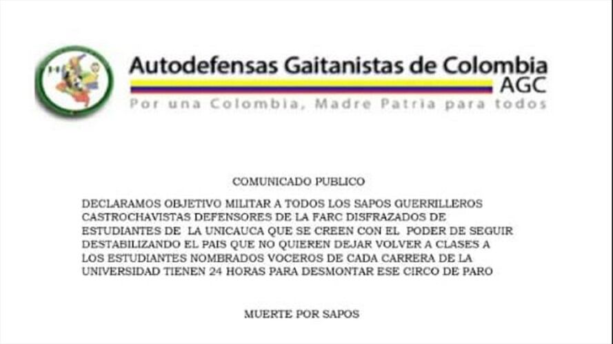 Las amenazas llegaron a los correos electrónicos de algunos dirigentes estudiantiles . Foto: Cortesía