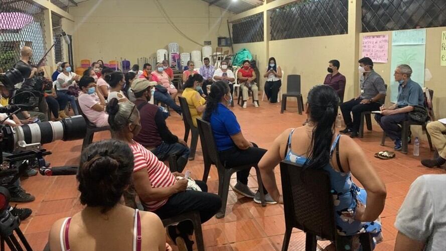 Comisión de la Verdad se reunió con autoridades y víctimas en Mapiripán. Foto: Cortesía Comisión de la Verdad