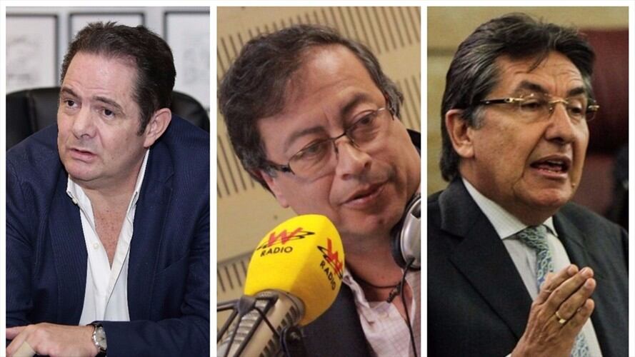 Germán Vargas Lleras, Gustavo Petro, Néstor Humberto Martínez. Foto:
