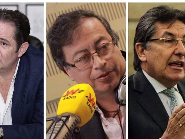 Germán Vargas Lleras, Gustavo Petro, Néstor Humberto Martínez. Foto:
