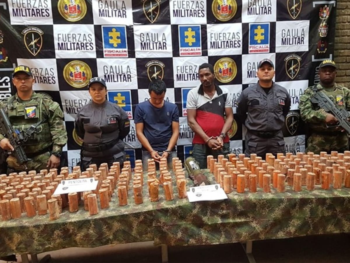 Ejército incautó poderosos explosivos del Eln en Suárez, Cauca