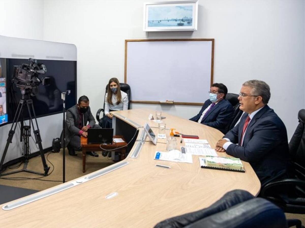 Duque pide a la Corte proteger orden constitucional ante posibles tutelas por la vacuna