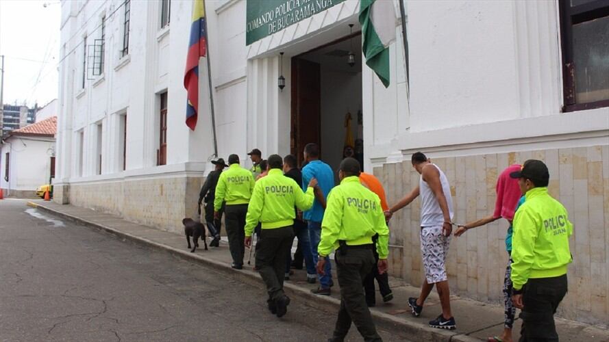 Policía Bucaramanga. Foto: Policía.