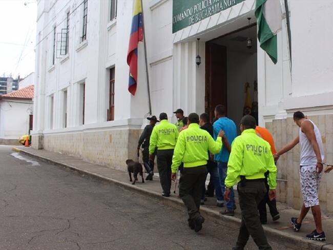 Policía Bucaramanga. Foto: Policía.