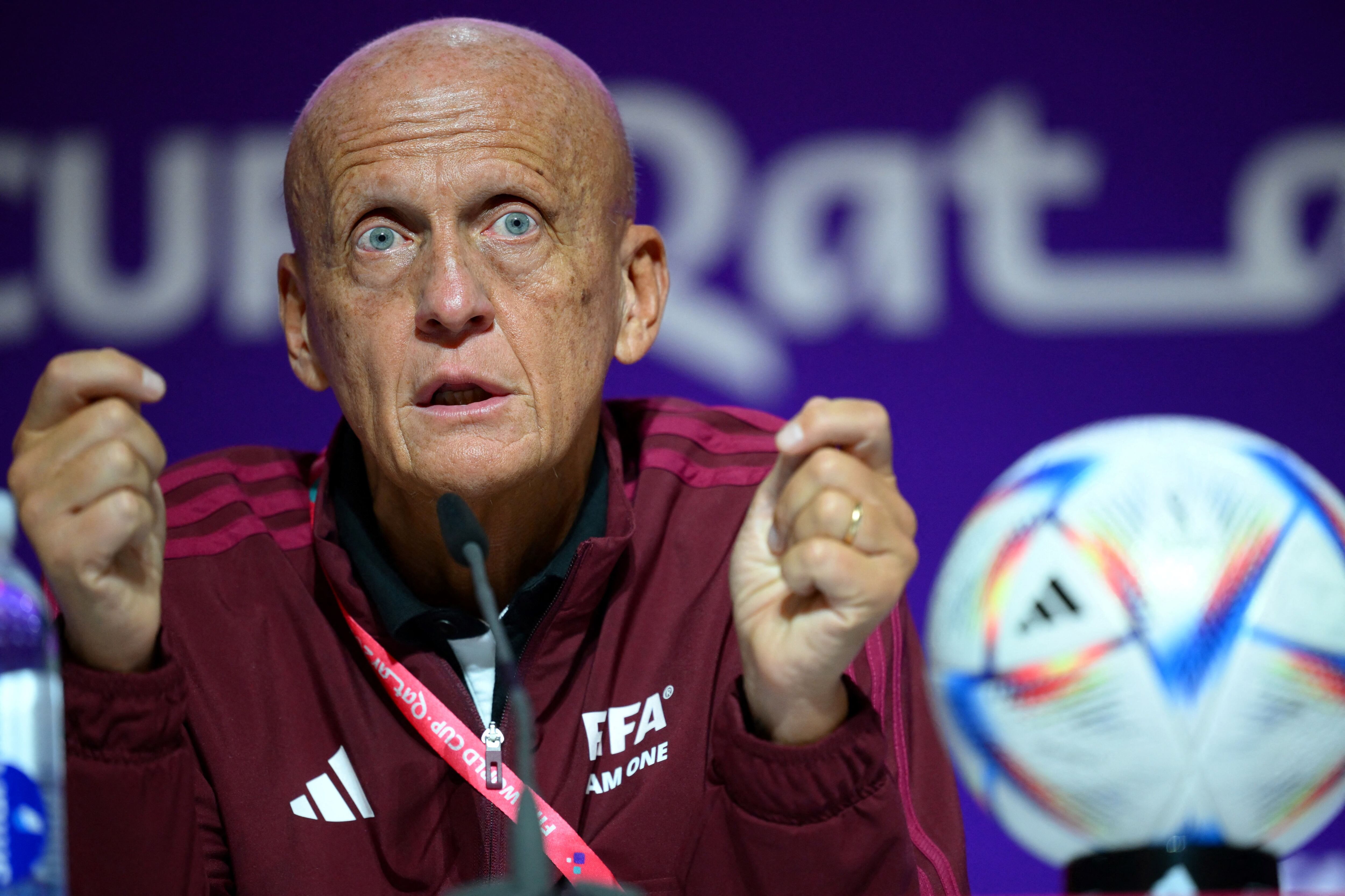 Pierluigi Collina habló sobre las innovaciones arbitrales en el Mundial de Clubes. Foto: ANNE-CHRISTINE POUJOULAT/AFP via Getty Images