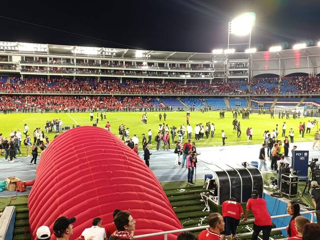 Videos: Partido de Nacional vs. América por final de la Copa fue suspendido por disturbios