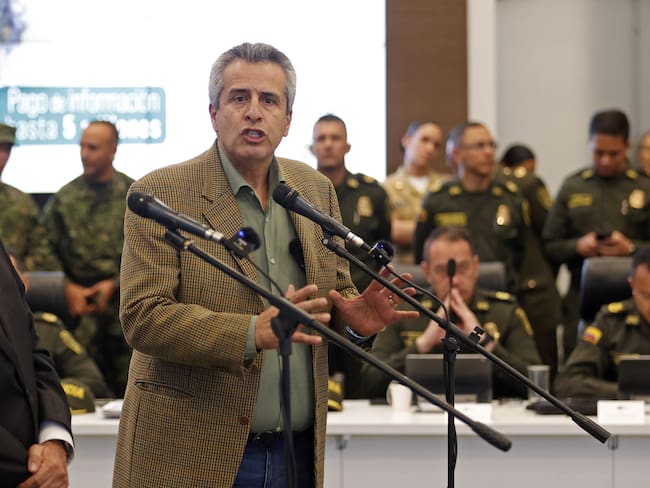 Luis Fernando Velasco, ministro del Interior. Foto: EFE.