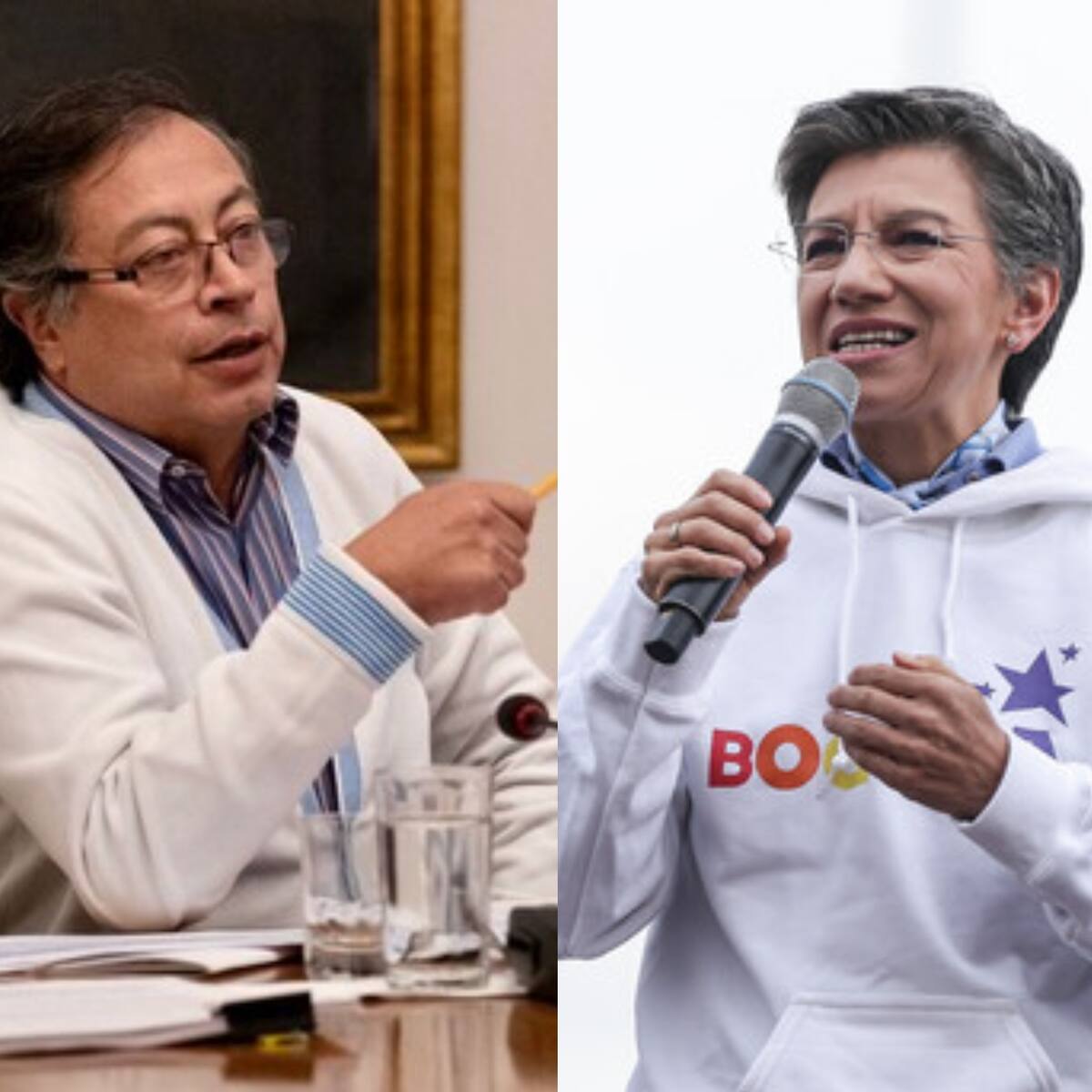 Disputa por gestión del agua en Bogotá: Claudia López y Petro se enfrentan en redes