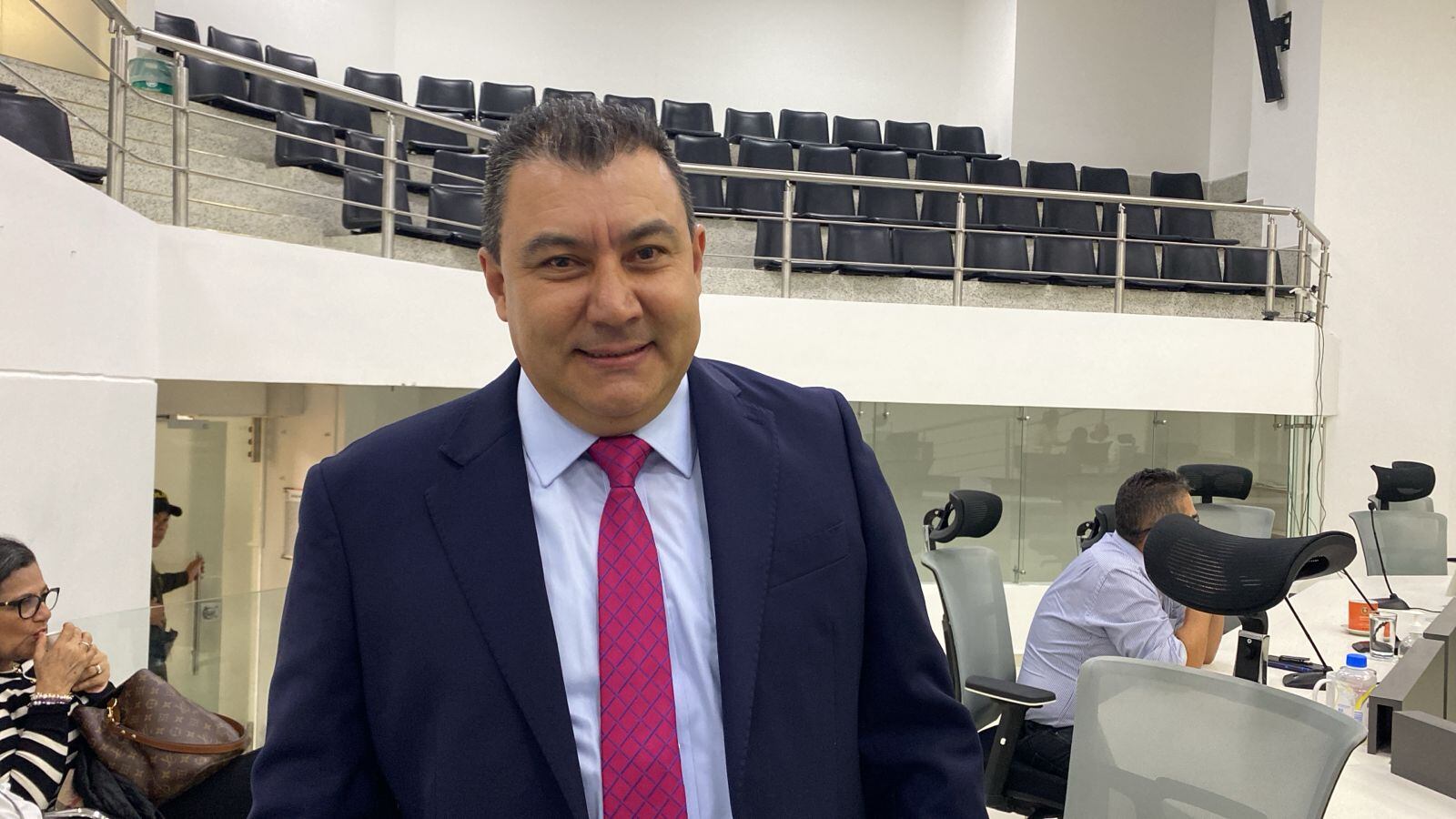 Reynaldo Mateus, nuevo contralor de Santander. Foto: W Radio