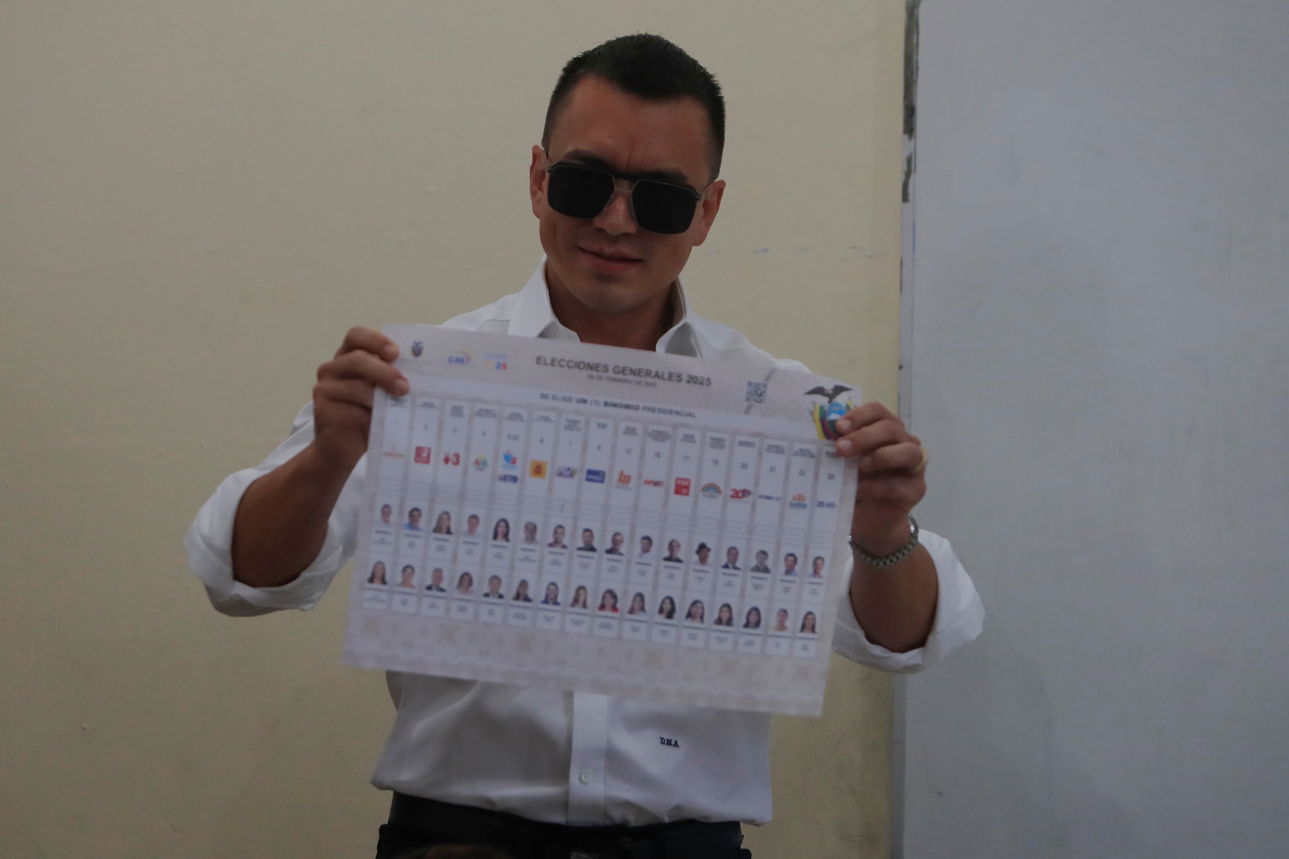 El presidente de Ecuador, Daniel Noboa. Foto: EFE/ Carlos Durán Araújo