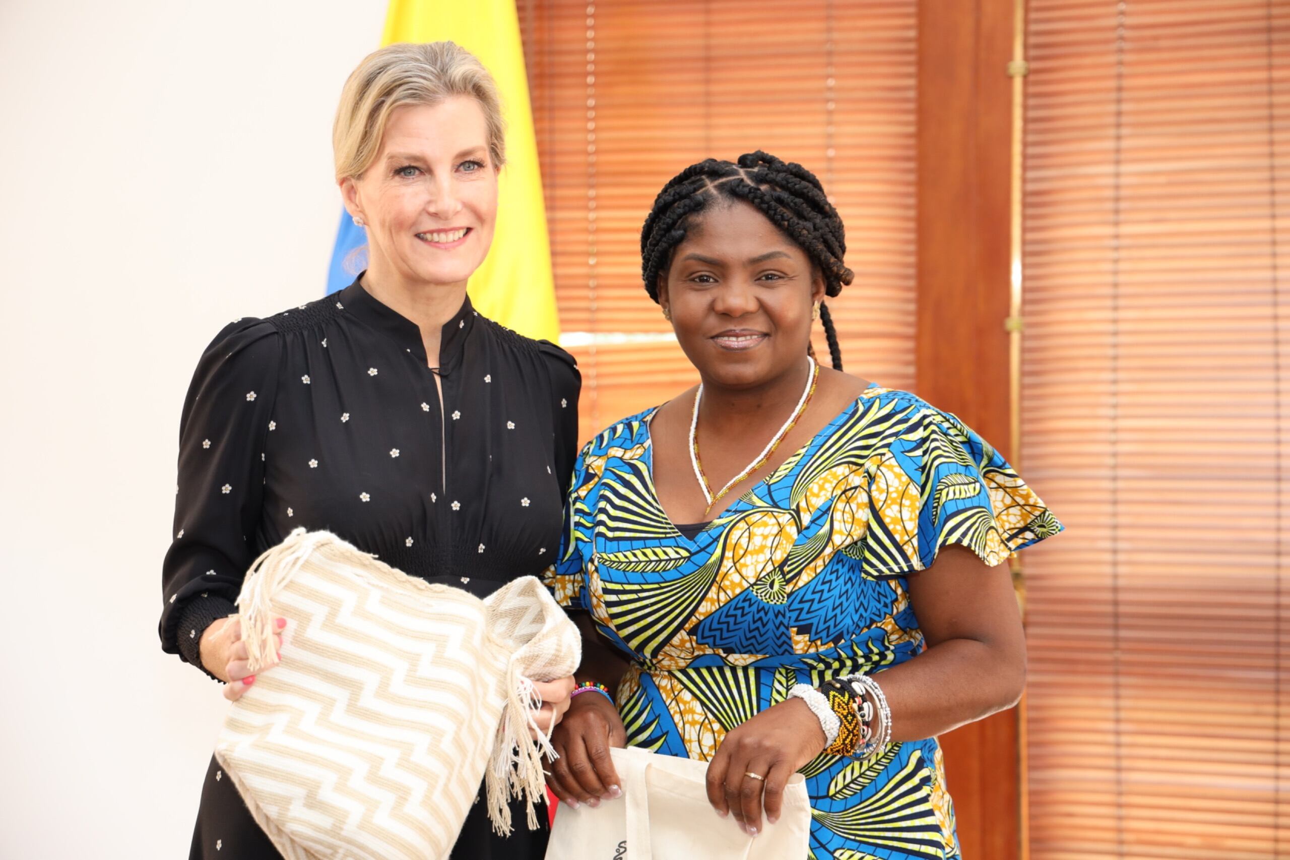 Duquesa Sophie de Edimburgo y la vicepresidenta Francia Márquez. Foto: Vicepresidencia