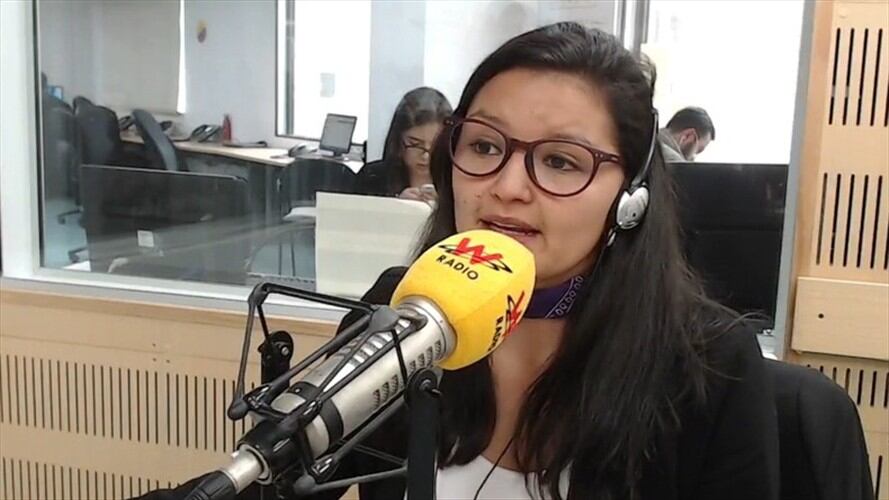 Los jovenes de los diferentes partidos políticos opinan en La W. Foto: La WCon Vicky Dávila