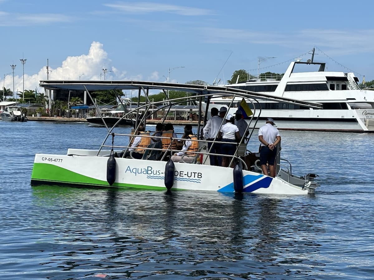 Aquabus-e, el transporte acuático que busca mejorar la movilidad de los cartageneros
