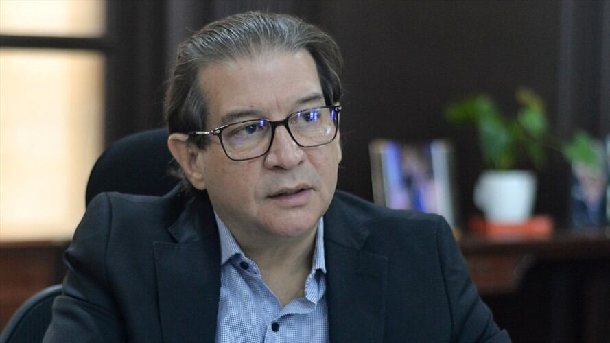 Ministro de Agricultura, Rodolfo Zea, se refiere a la recuperación económica en Providencia. Foto: Colprensa