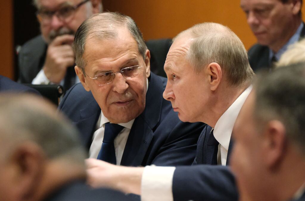 Presidente Vladimir Putin y Sergey Lavrov (Photo by Sean Gallup - Pool /Getty Images)