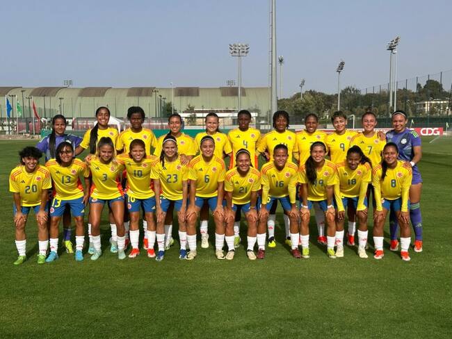Selección Colombia Sub 20. Foto: MinDeporte.