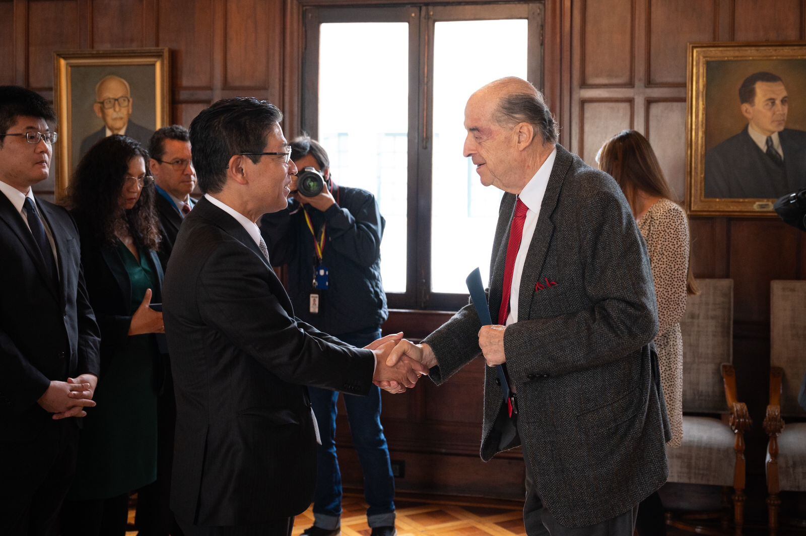 Canciller, Álvaro Leyva en encuentro con Japón | Foto: Cancillería