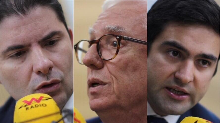 Samuel Hoyos, Luis Felipe Henao y Jorge Robledo. Foto: