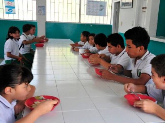 Se suspendió la alimentación escolar en 13 municipios. Crédito: Colprensa. 