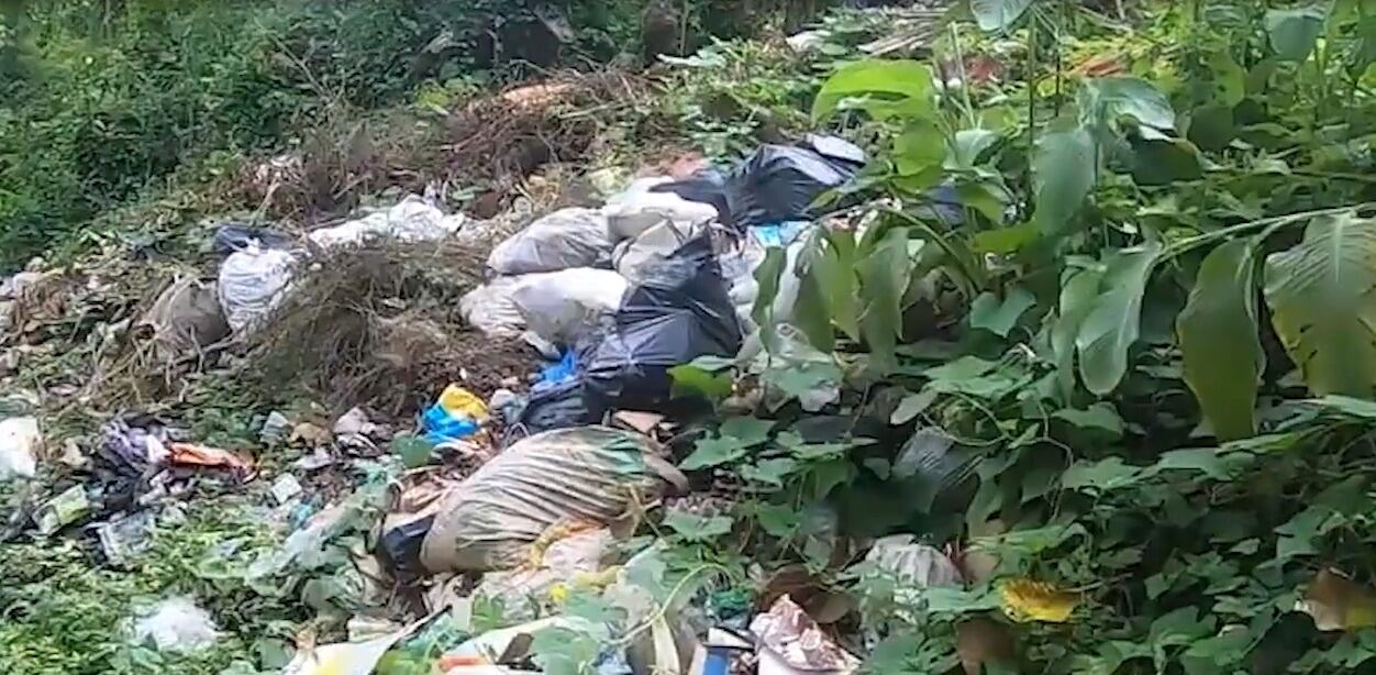 Botadero de basura en Ciénaga de Oro. Foto: Cortesía