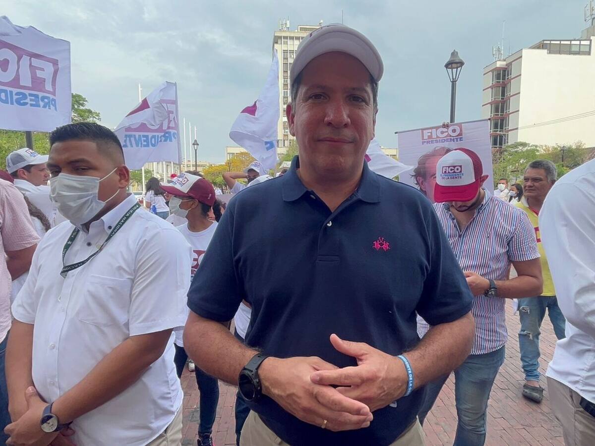 Rodrigo Lara, fórmula vicepresidencial de ‘Fico’ Gutiérrez, visitó Santa Marta