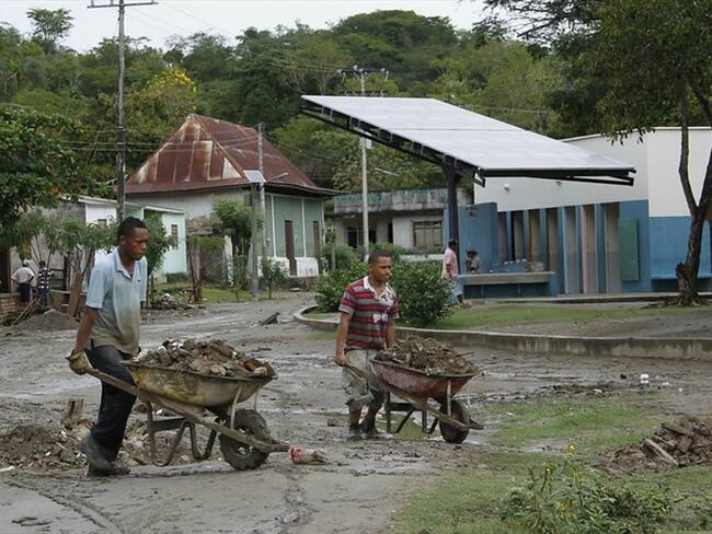 El fiscal general de la Nación, Francisco Barbosa, designó a una fiscal para la situación de amenazas a líderes en El Salado. Foto: Colprensa / LUISA GONZÁLEZ