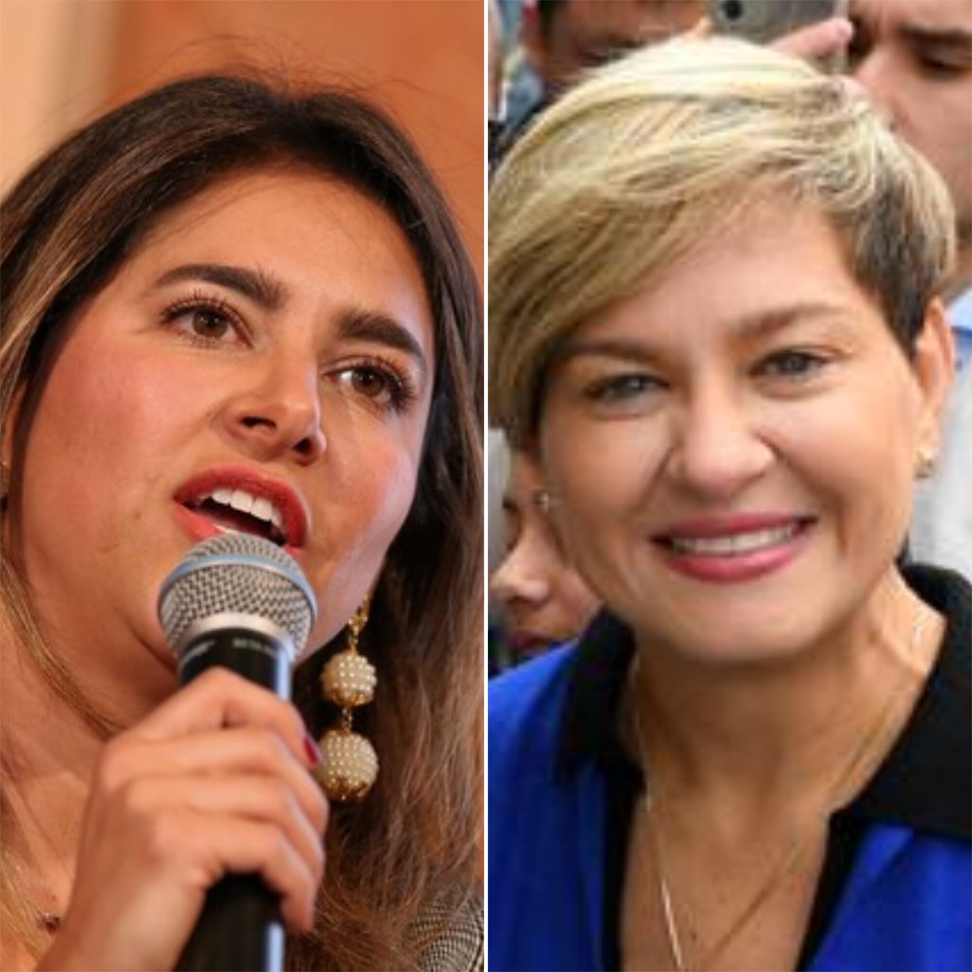 María Juliana Ruiz y Verónica Alcocer. Foto: Colprensa - Camila Díaz / Getty Images
